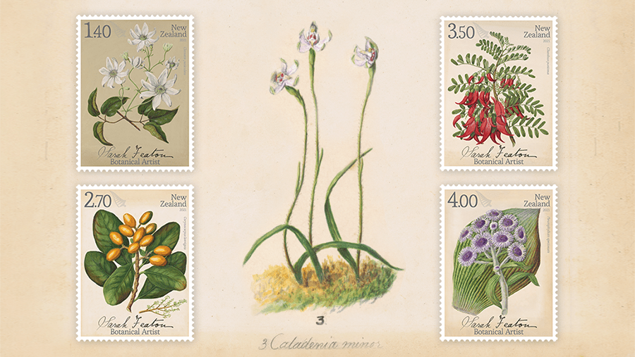 Sarah Featon stamps